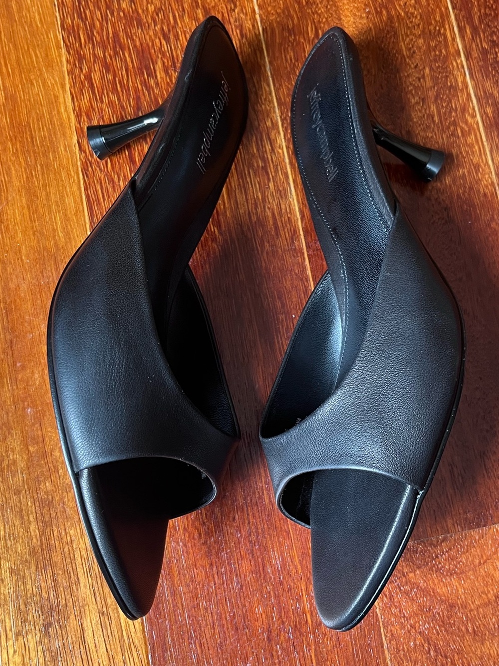 EUC Jeffrey Campbell Black Spy-Kid Slide Sandals - Picture 5 of 7